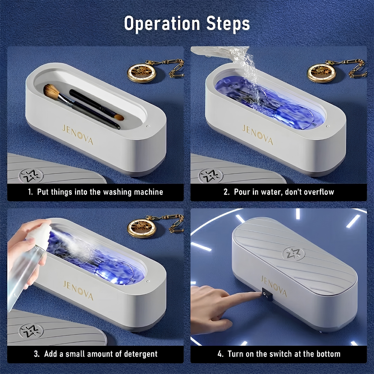 JENOVA™ Ultrasonic Cleaner